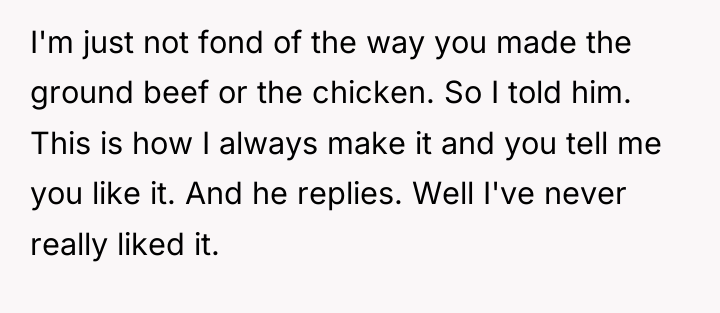I'm just not fond of the way you made the...