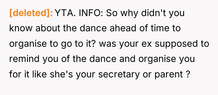 [deleted] YTA. INFO: So why didn't you know about the...