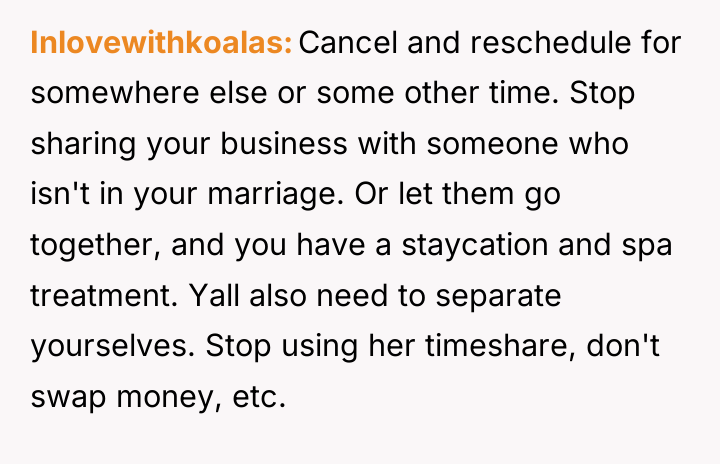 Inlovewithkoalas Cancel and reschedule for somewhere else or some other...