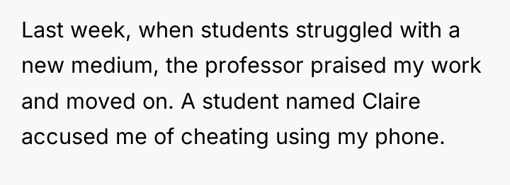 Last week, when students struggled with a new medium, the...