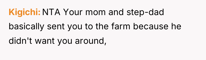 Kigichi NTA Your mom and step-dad basically sent you to...