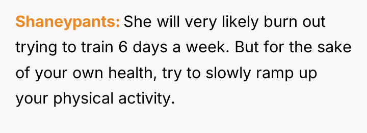 Shaneypants She will very likely burn out trying to train...