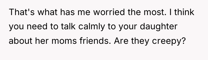 That's what has me worried the most. I think you...