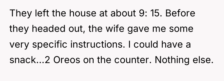 They left the house at about 9: 15. Before they...