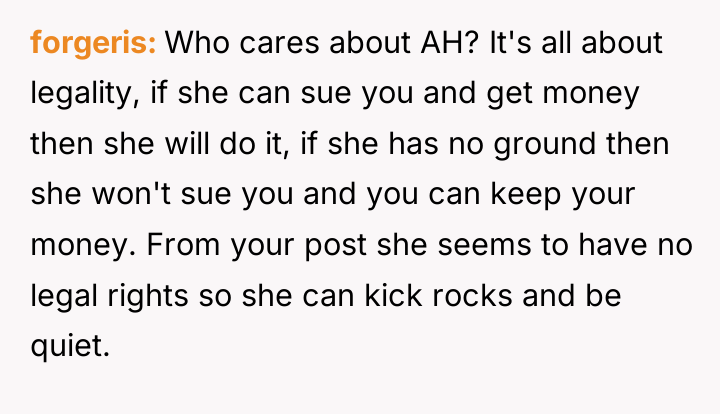 forgeris Who cares about AH? It's all about legality, if...