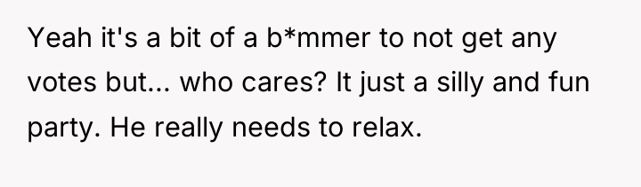 Yeah it's a bit of a b*mmer to not get...