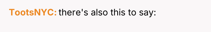 TootsNYC there's also this to say: