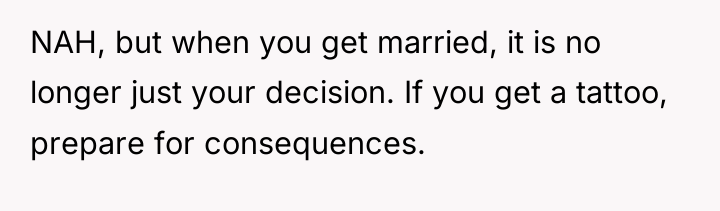 NAH, but when you get married, it is no longer...