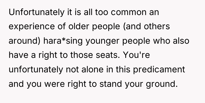 Unfortunately it is all too common an experience of older...