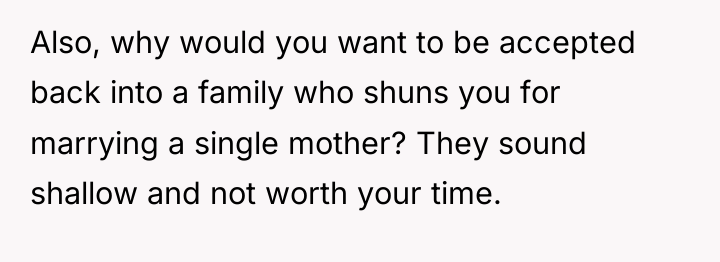 Also, why would you want to be accepted back into...