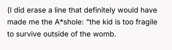 (I did erase a line that definitely would have made...