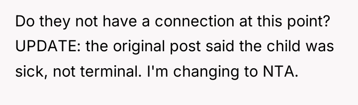 Do they not have a connection at this point? UPDATE:...