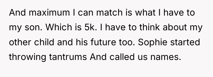 And maximum I can match is what I have to...