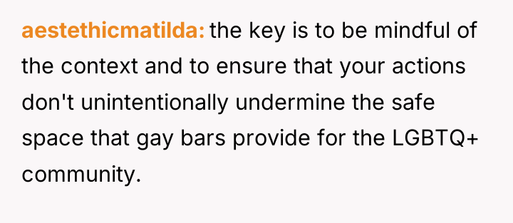 aestethicmatilda the key is to be mindful of the context...