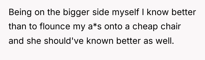 Being on the bigger side myself I know better than...