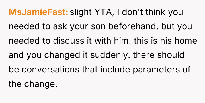 MsJamieFast slight YTA, I don't think you needed to ask...