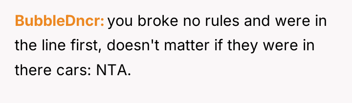 BubbleDncr you broke no rules and were in the line...