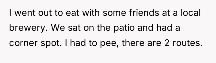 I went out to eat with some friends at a...