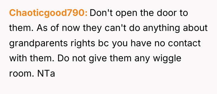 Chaoticgood790 Don't open the door to them. As of now...