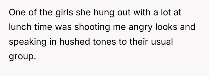 One of the girls she hung out with a lot...