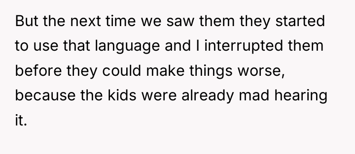 But the next time we saw them they started to...