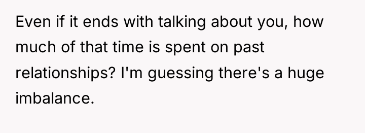 Even if it ends with talking about you, how much...