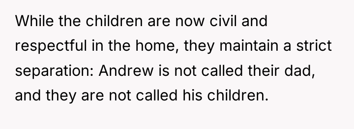 While the children are now civil and respectful in the...