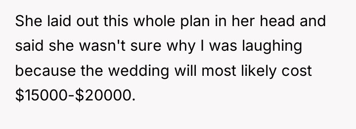She laid out this whole plan in her head and...