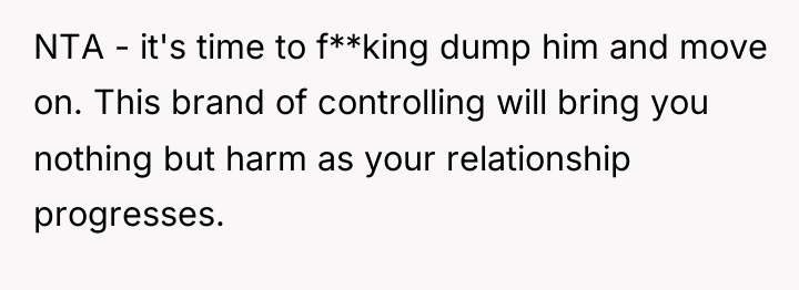 NTA - it's time to f**king dump him and move...