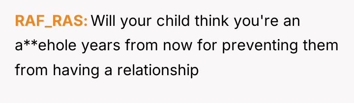 RAF_RAS Will your child think you're an a**ehole years from...