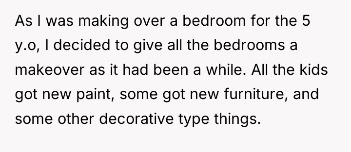 As I was making over a bedroom for the 5...
