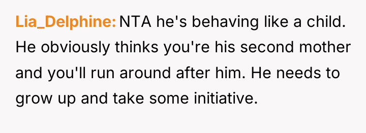Lia_Delphine NTA he's behaving like a child. He obviously thinks...