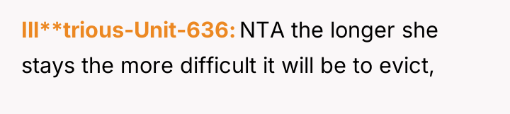 Ill**trious-Unit-636 NTA the longer she stays the more difficult it...
