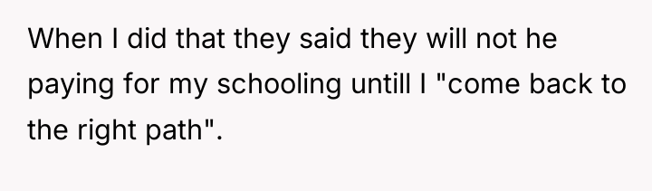 When I did that they said they will not he...