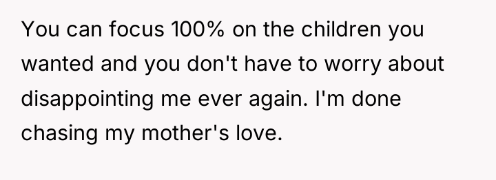 You can focus 100% on the children you wanted and...