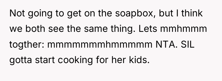 Not going to get on the soapbox, but I think...