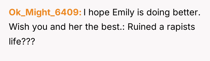 Ok_Might_6409 I hope Emily is doing better. Wish you and...