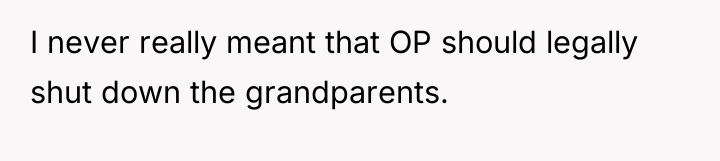 I never really meant that OP should legally shut down...