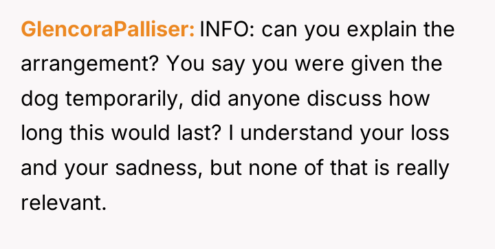 GlencoraPalliser INFO: can you explain the arrangement? You say you...