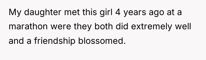 My daughter met this girl 4 years ago at a...