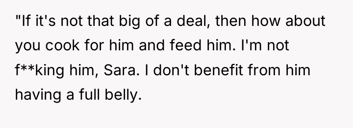 "If it's not that big of a deal, then how...