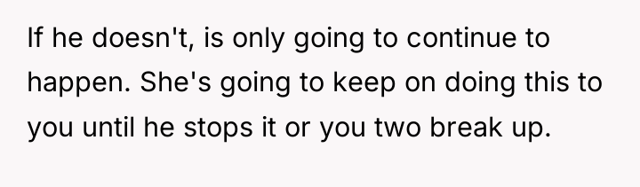 If he doesn't, is only going to continue to happen....