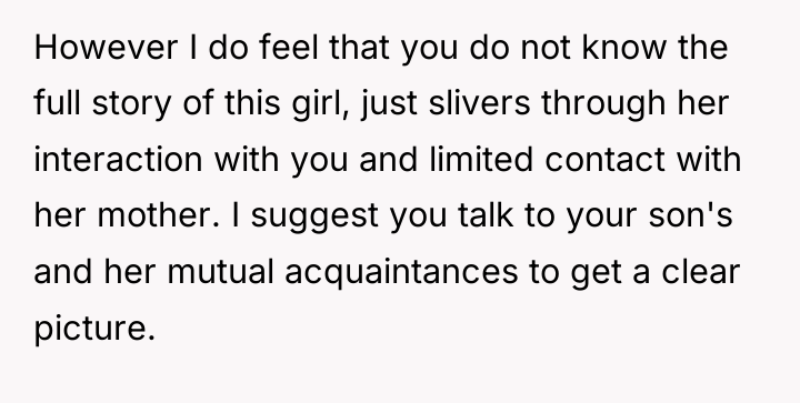 However I do feel that you do not know the...