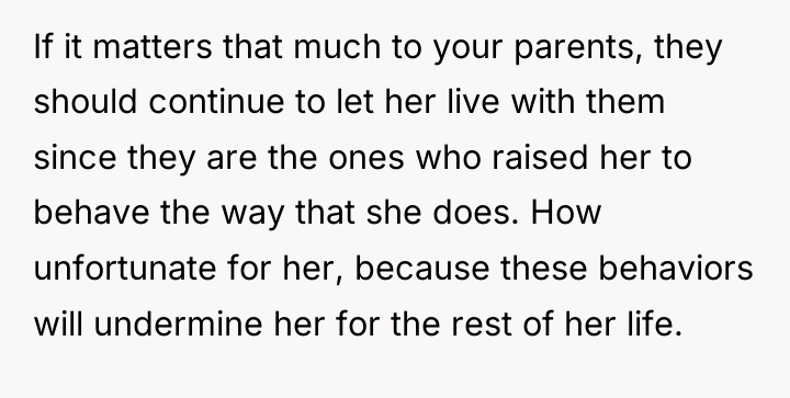If it matters that much to your parents, they should...