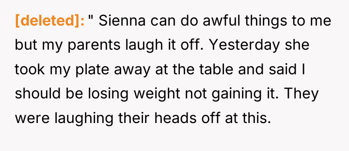 [deleted] " Sienna can do awful things to me but...