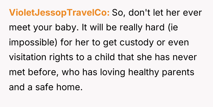 VioletJessopTravelCo So, don't let her ever meet your baby. It...