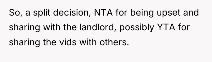 So, a split decision, NTA for being upset and sharing...