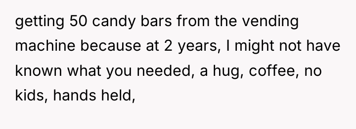 getting 50 candy bars from the vending machine because at...