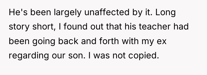 He's been largely unaffected by it. Long story short, I...