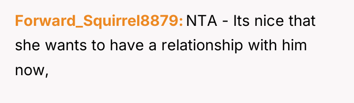Forward_Squirrel8879 NTA - Its nice that she wants to have...